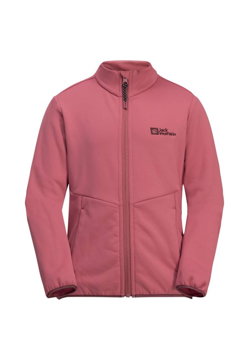 Jack Wolfskin Fleecejacke Kinder Actamic FZ Midlayer Kids 152 soft pink soft pink von Jack Wolfskin