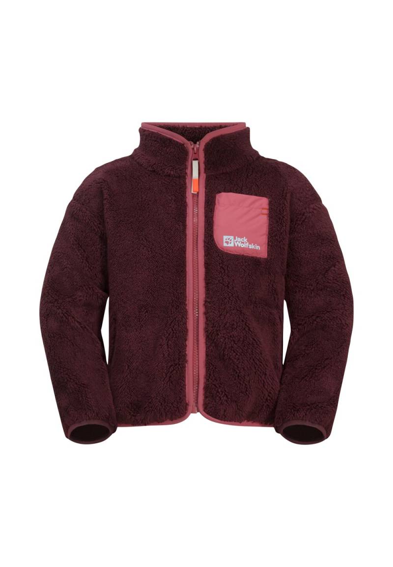 Jack Wolfskin Fleecejacke Kinder Gleely Fleece Jacket Kids 104 boysenberry boysenberry von Jack Wolfskin