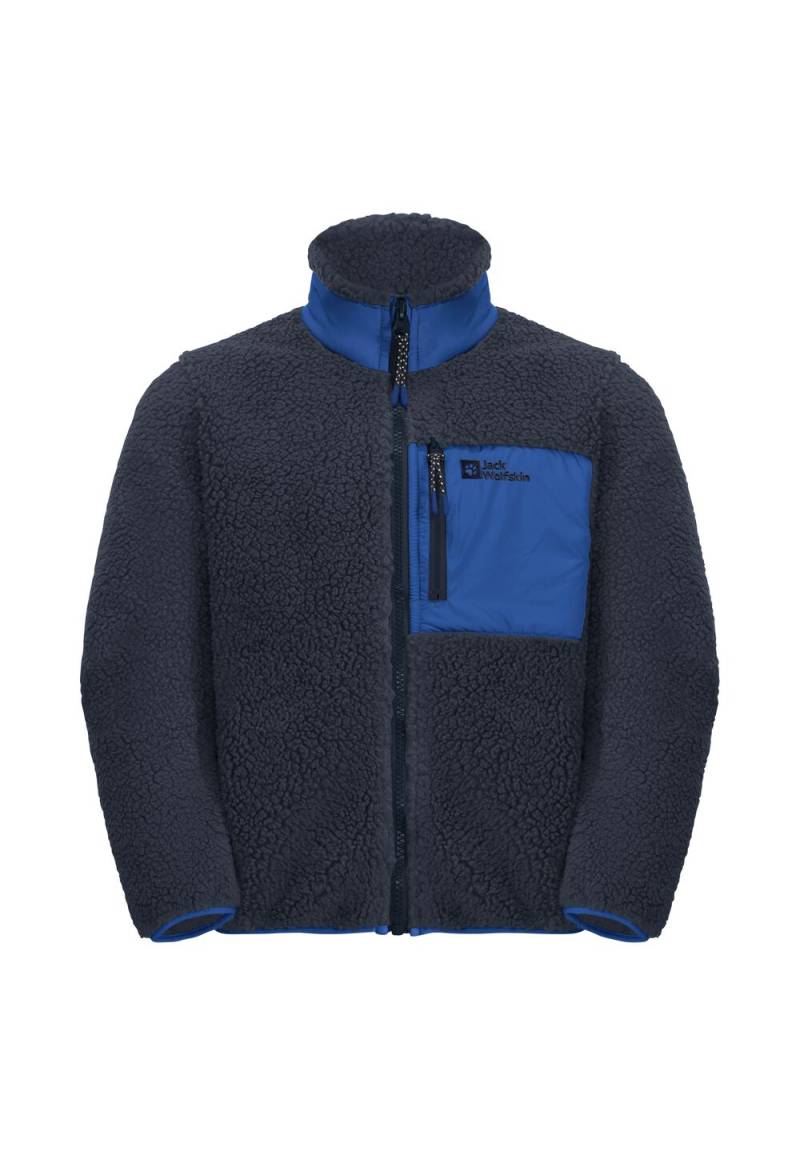 Jack Wolfskin Fleecejacke Kinder Ice Curl Jacket Kids 140 blau night blue von Jack Wolfskin