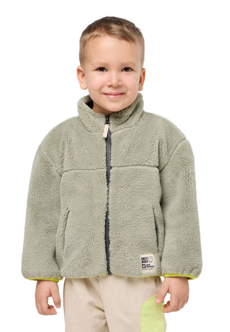 Jack Wolfskin Fleecejacke Kinder Smileyworld Fleece Jacket Kids 104 mint leaf mint leaf von Jack Wolfskin