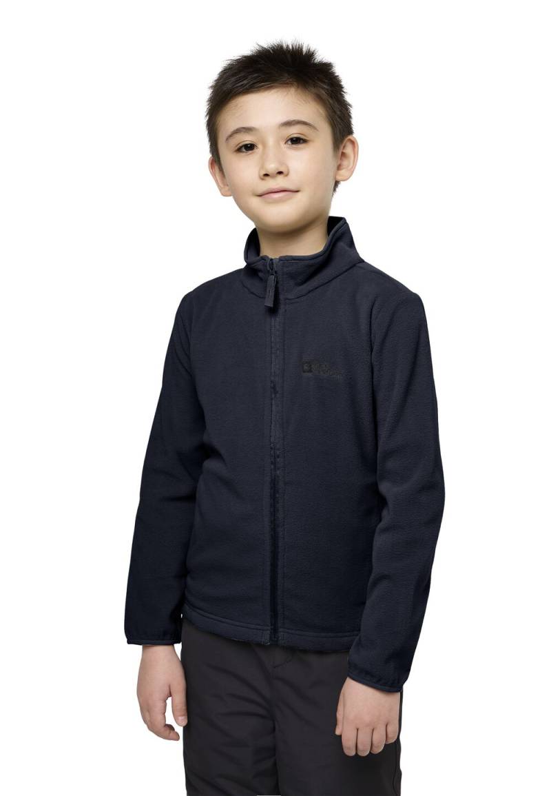 Jack Wolfskin Fleecejacke Kinder Taunus Jacket Kids 104 blau night blue von Jack Wolfskin