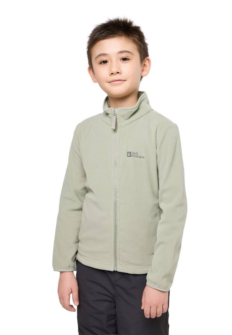 Jack Wolfskin Fleecejacke Kinder Taunus Jacket Kids 104 mint leaf mint leaf von Jack Wolfskin