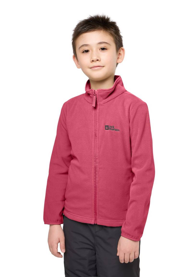 Jack Wolfskin Fleecejacke Kinder Taunus Jacket Kids 104 pink lemonade pink lemonade von Jack Wolfskin