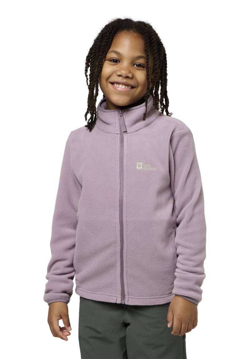 Jack Wolfskin Fleecejacke Kinder Taunus Jacket Kids 104 wild blossom wild blossom von Jack Wolfskin