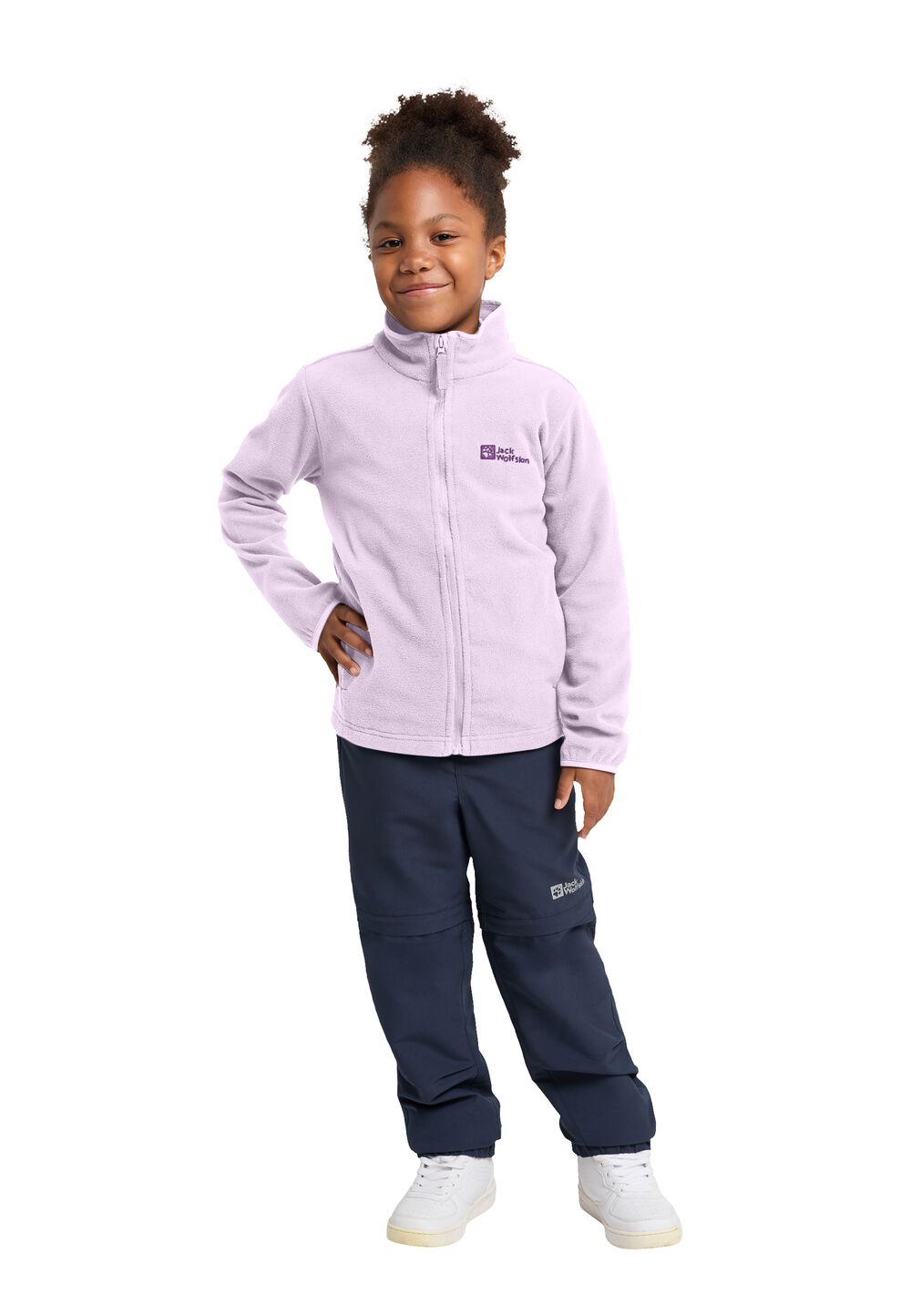 Jack Wolfskin Fleecejacke Kinder Taunus Jacket Kids 176 pale lavendar Pale Lavendar von Jack Wolfskin