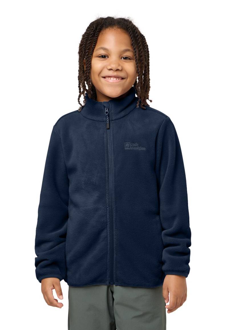 Jack Wolfskin Fleecejacke Kinder Winterstein Jacket Kids 104 blau night blue von Jack Wolfskin