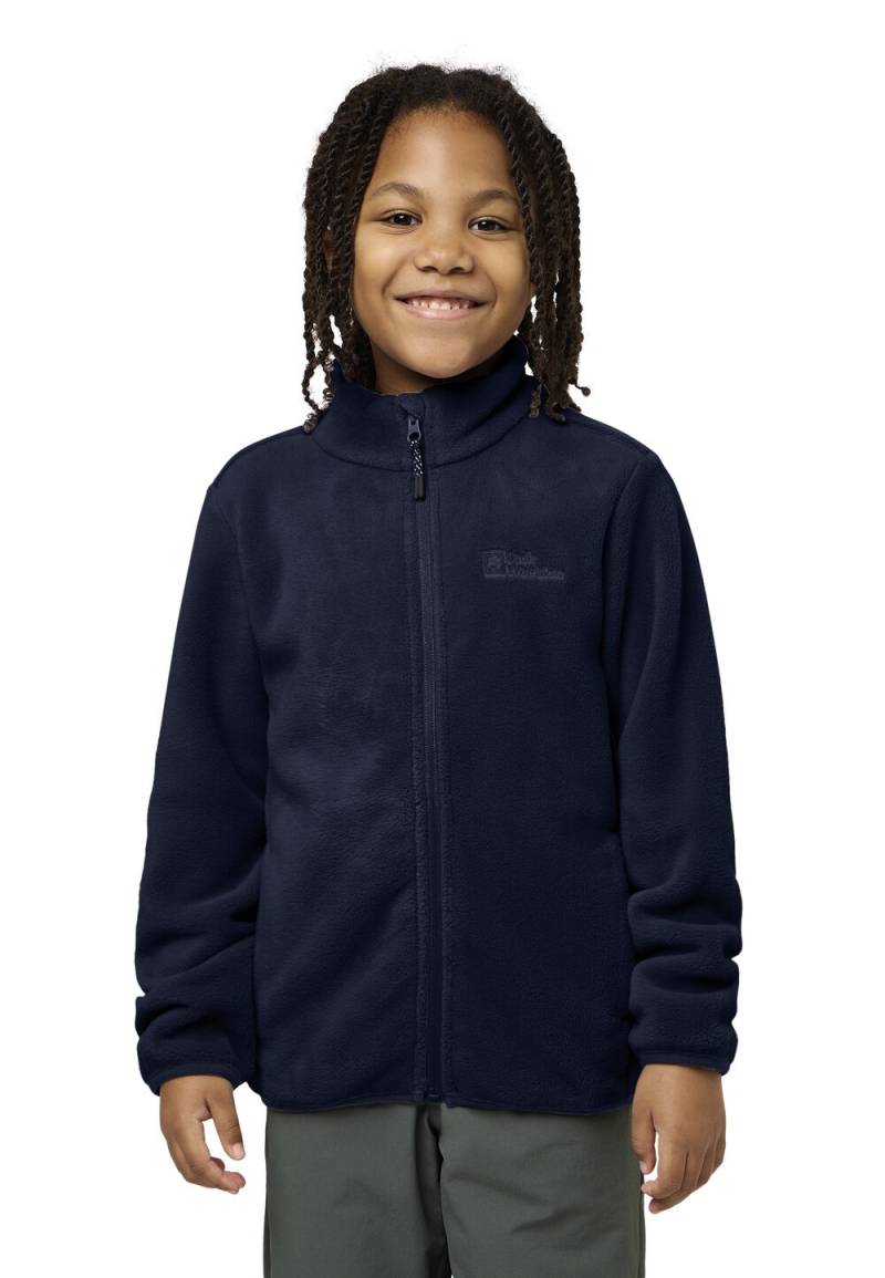 Jack Wolfskin Fleecejacke Kinder Winterstein Jacket Kids 116 blau night blue von Jack Wolfskin