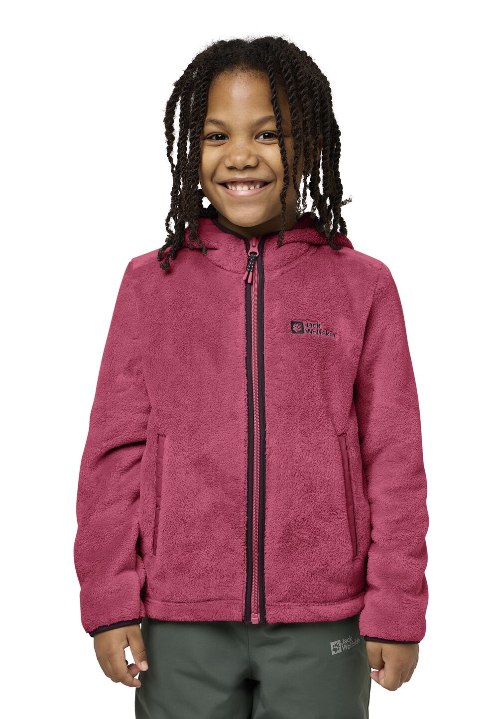 Jack Wolfskin Fleecejacke Mädchen Nepali Jacket Girls 104 pink lemonade pink lemonade von Jack Wolfskin