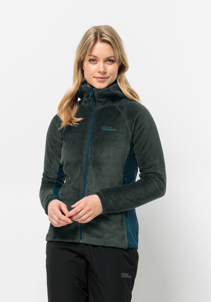 Jack Wolfskin Fleecejacke »ROTWAND HOODED FZ W«, mit Kapuze von Jack Wolfskin