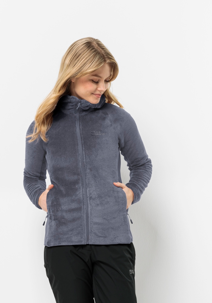 Jack Wolfskin Fleecejacke »ROTWAND HOODED FZ W«, mit Kapuze von Jack Wolfskin