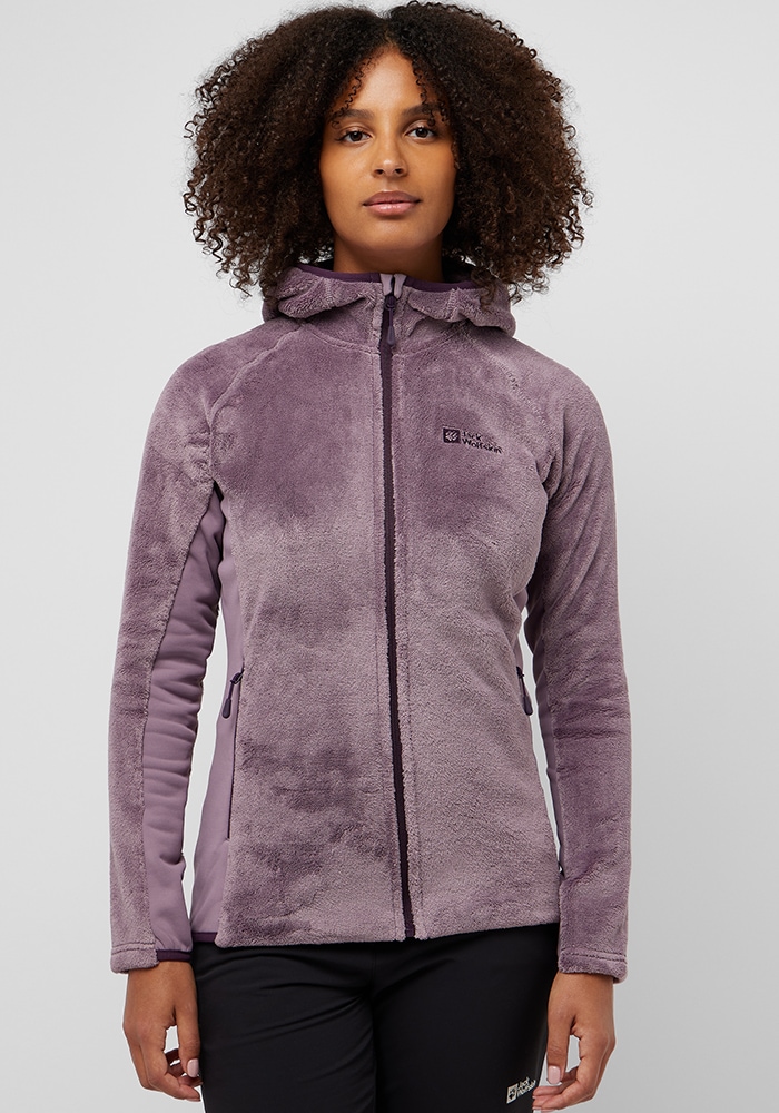 Jack Wolfskin Fleecejacke »ROTWAND HOODED FZ W«, mit Kapuze von Jack Wolfskin