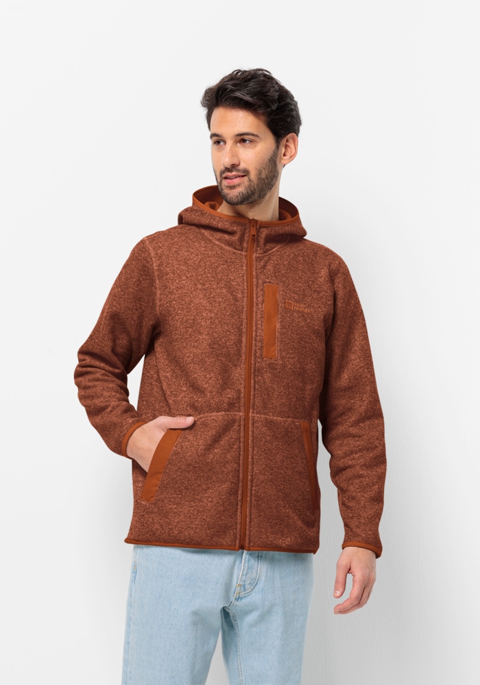 Jack Wolfskin Fleecejacke »TANNENSPUR HOODED JKT M«, mit Kapuze von Jack Wolfskin