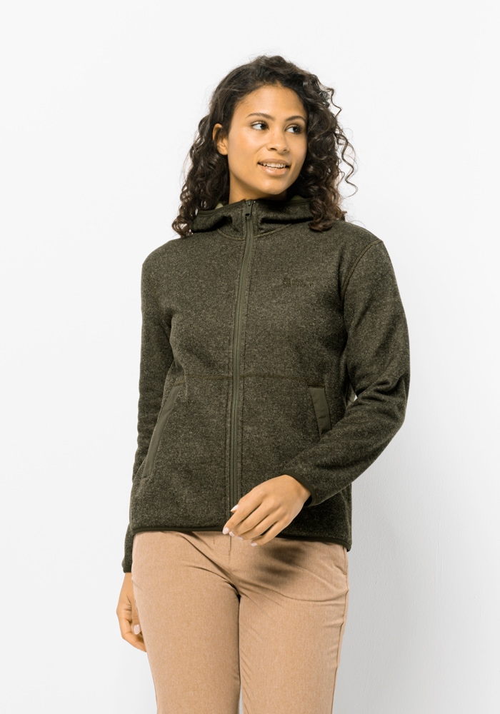 Jack Wolfskin Fleecejacke »TANNENSPUR JKT W«, mit Kapuze von Jack Wolfskin