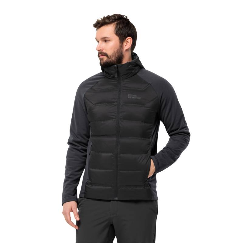 Jack Wolfskin Fleecejacke »TASMAN DOWN HYBRID M«, mit Kapuze, wärmende Hybrid-Kapuzenjacke für jeden Trail von Jack Wolfskin