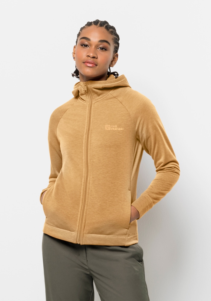 Jack Wolfskin Fleecejacke »WALDSEE HOODED JKT W«, mit Kapuze von Jack Wolfskin