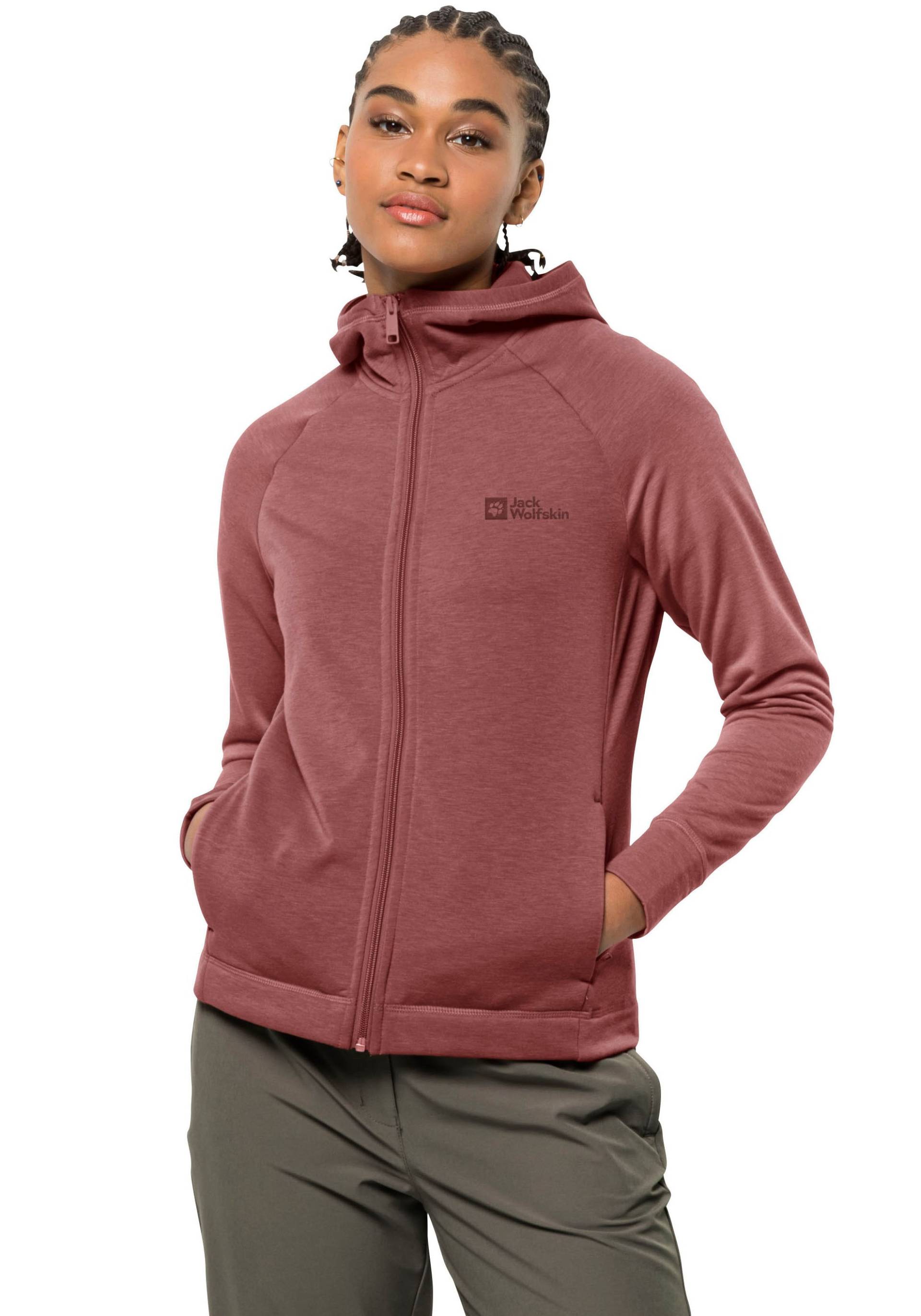 Jack Wolfskin Fleecejacke »WALDSEE HOODED JKT W«, mit Kapuze von Jack Wolfskin