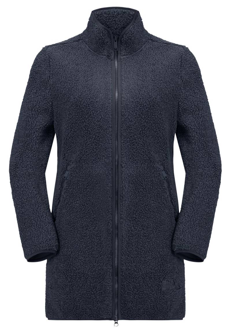 Jack Wolfskin Fleecemantel Damen High Curl Coat Women L blau night blue von Jack Wolfskin