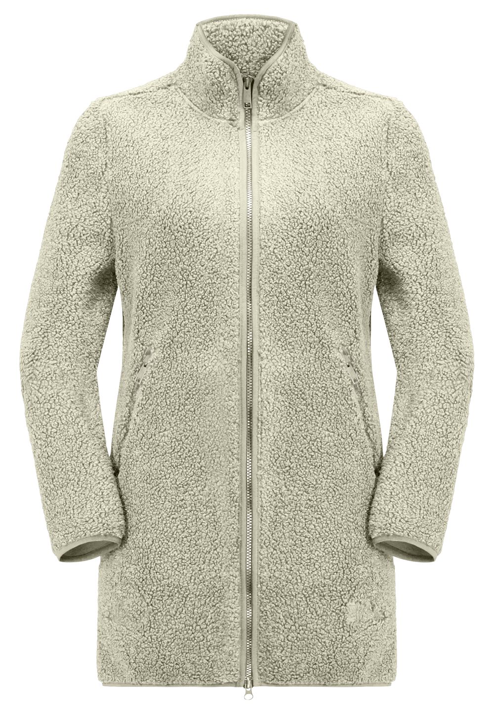 Jack Wolfskin Fleecemantel Damen High Curl Coat Women L panna cotta panna cotta von Jack Wolfskin