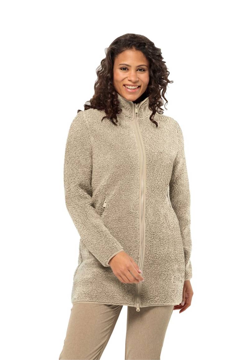 Jack Wolfskin Fleecemantel Damen High Curl Coat Women M anis anis von Jack Wolfskin