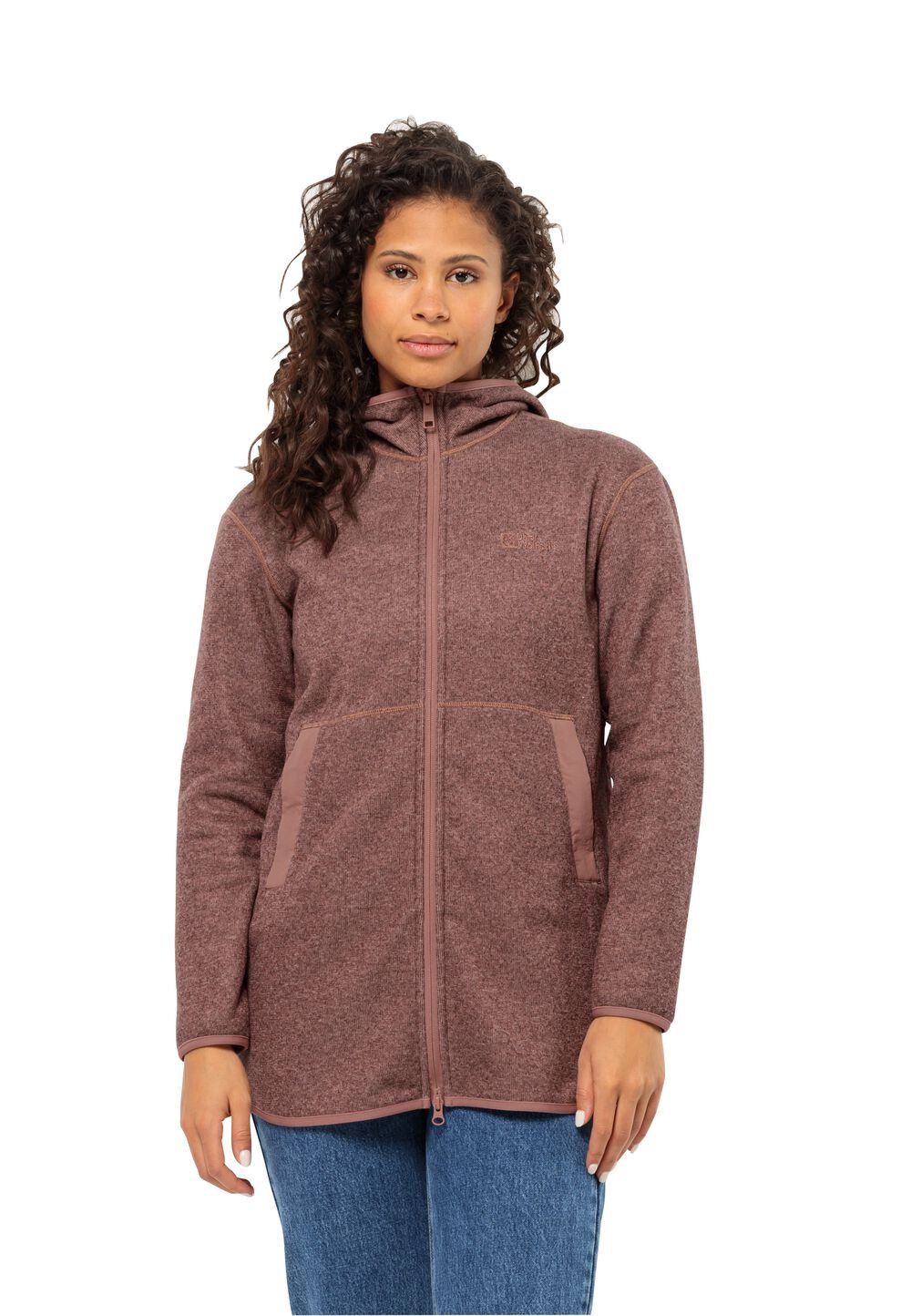 Jack Wolfskin Fleecemantel Damen Tannenspur Coat Women L afterglow afterglow von Jack Wolfskin