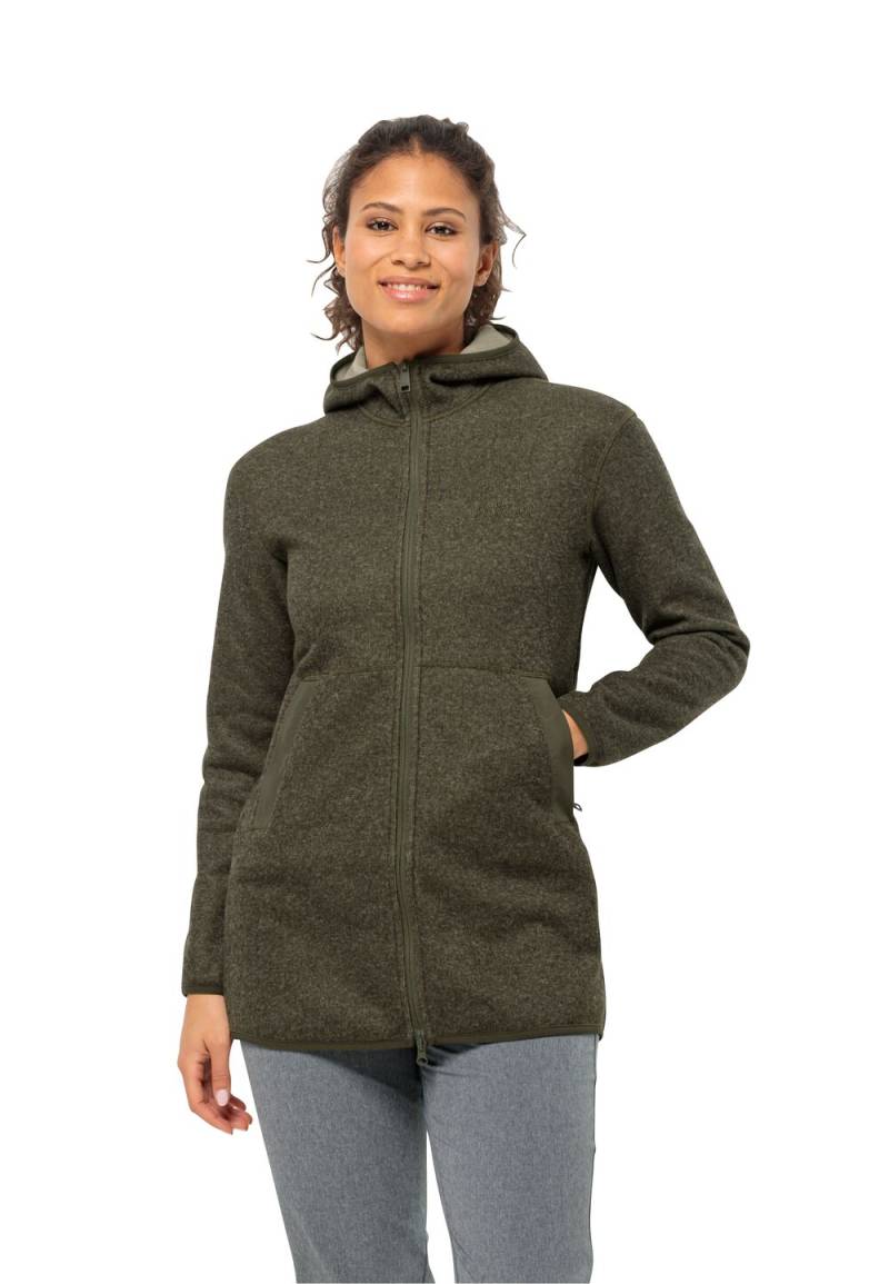 Jack Wolfskin Fleecemantel Damen Tannenspur Coat Women S island moss island moss von Jack Wolfskin