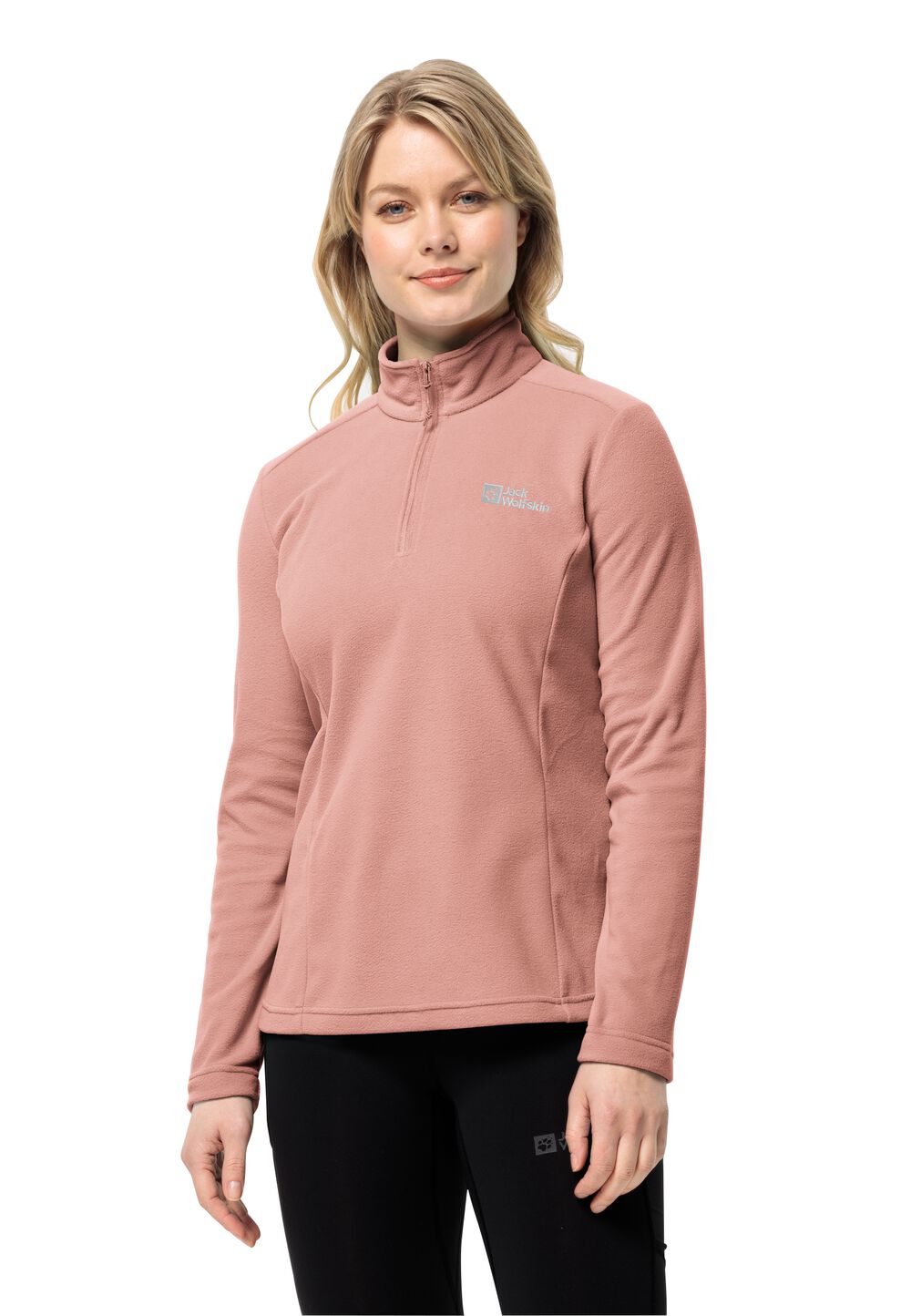 Jack Wolfskin Fleecepullover Damen Taunus HZ Women L braun rose dawn von Jack Wolfskin