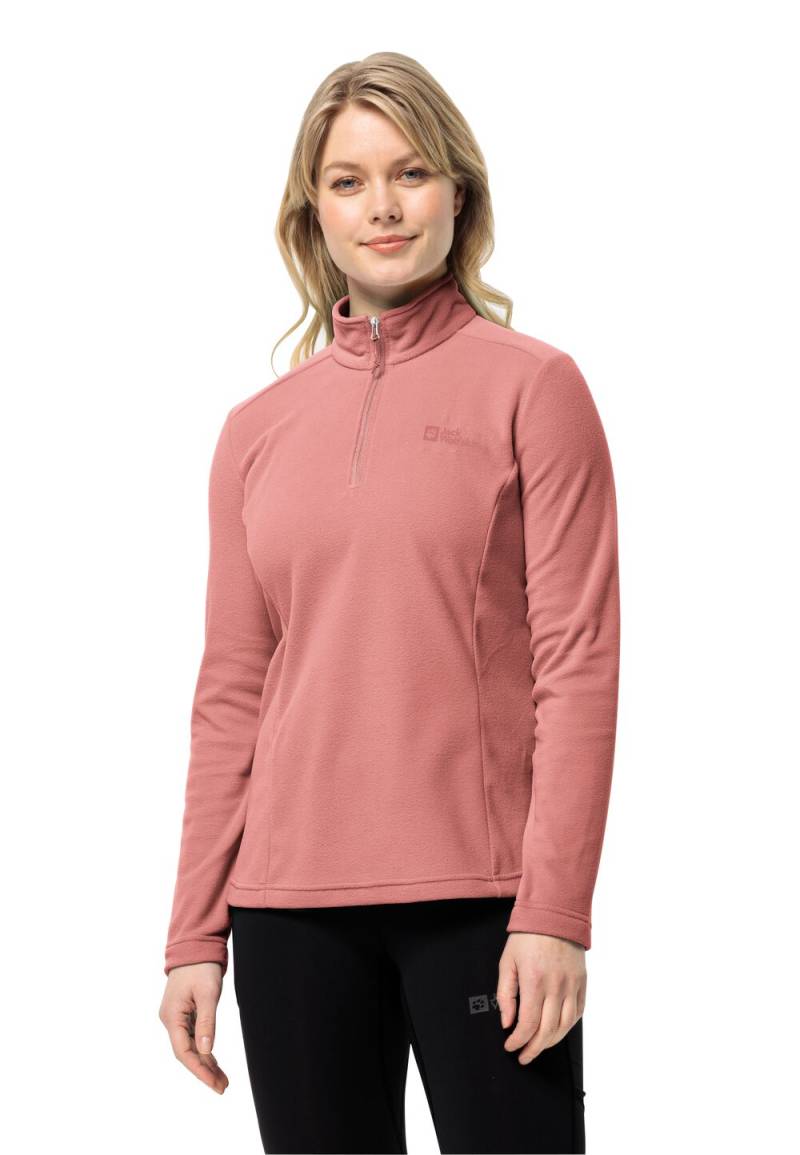 Jack Wolfskin Fleecepullover Damen Taunus HZ Women L mineral red mineral red von Jack Wolfskin