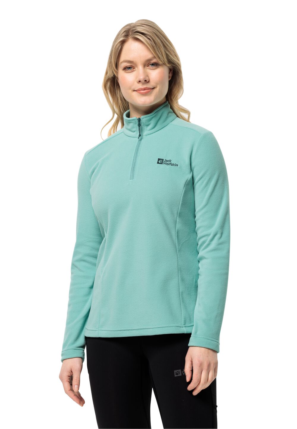 Jack Wolfskin Fleecepullover Damen Taunus HZ Women XL sea foam sea foam von Jack Wolfskin