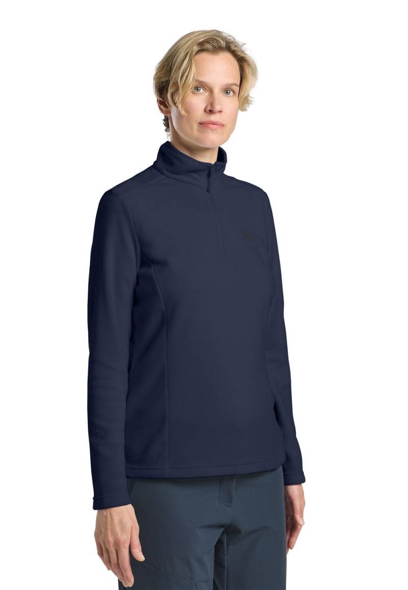 Jack Wolfskin Fleecepullover Damen Taunus HZ Women XS blau night blue von Jack Wolfskin