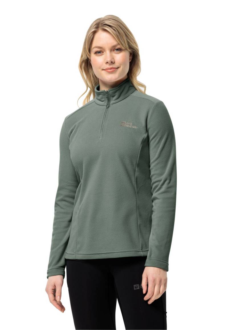 Jack Wolfskin Fleecepullover Damen Taunus HZ Women XXL hedge green hedge green von Jack Wolfskin