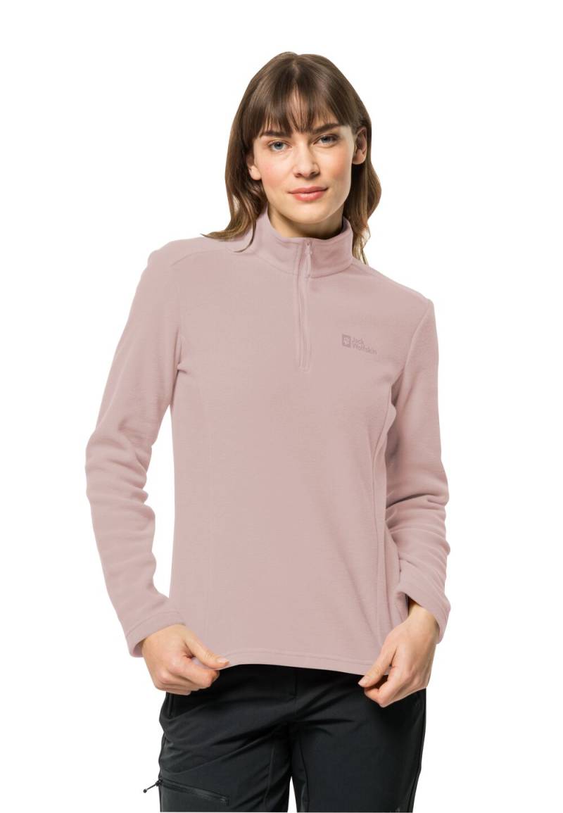 Jack Wolfskin Fleecepullover Damen Taunus HZ Women XXL rose smoke rose smoke von Jack Wolfskin