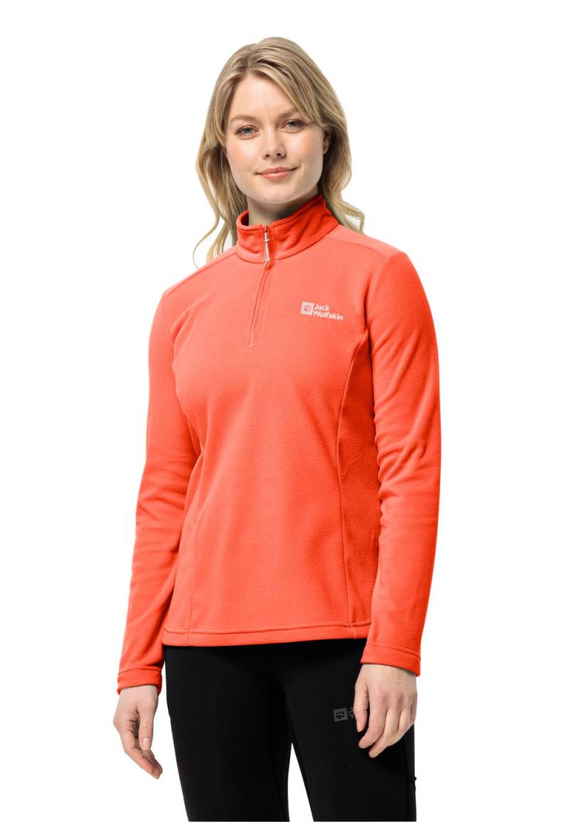 Jack Wolfskin Fleecepullover Damen Taunus HZ Women XXL rot digital orange von Jack Wolfskin