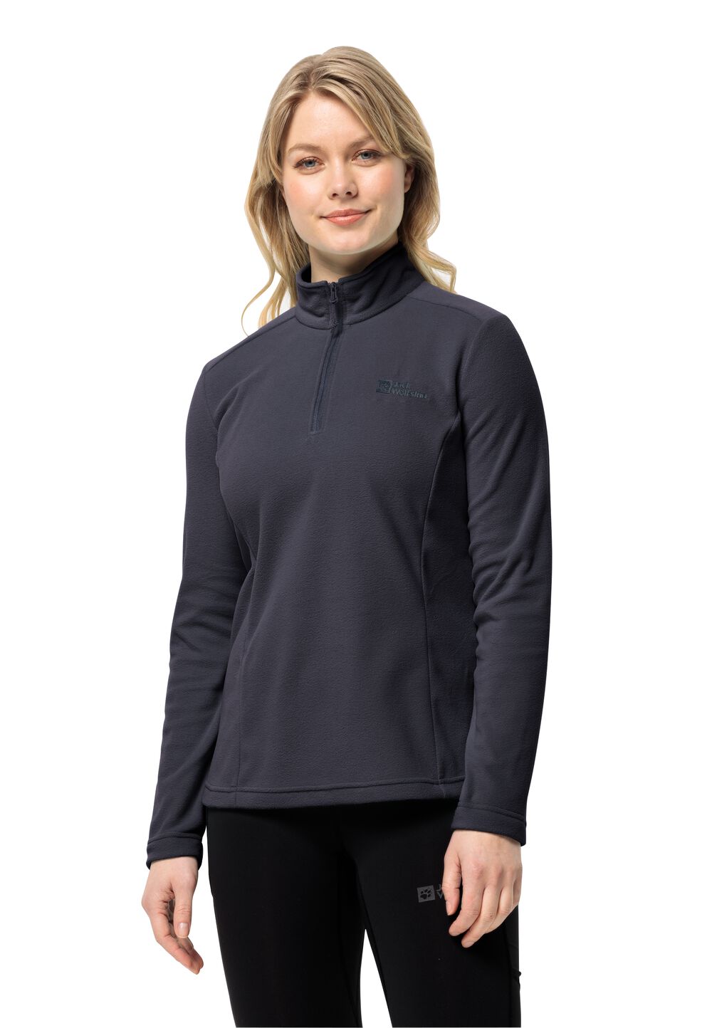 Jack Wolfskin Fleecepullover Damen Taunus HZ Women M graphite Graphite von Jack Wolfskin