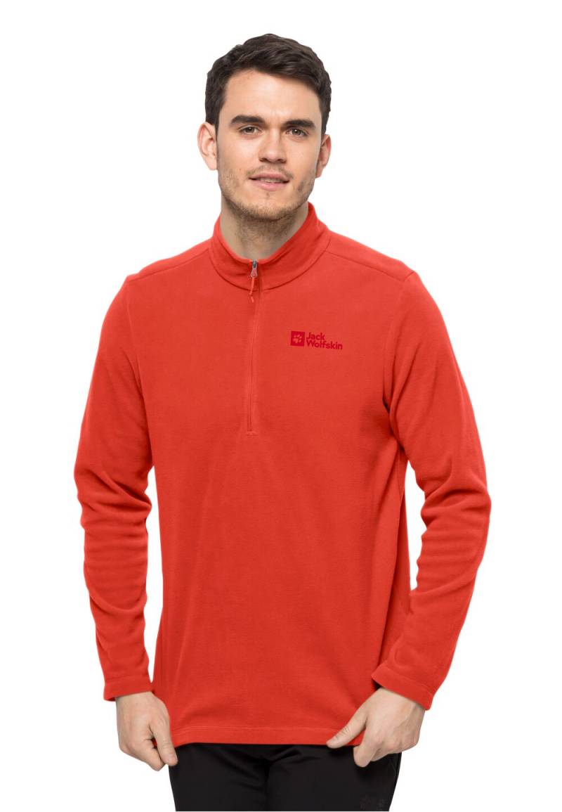 Jack Wolfskin Fleecepullover Herren Taunus HZ Men M strong red strong red von Jack Wolfskin