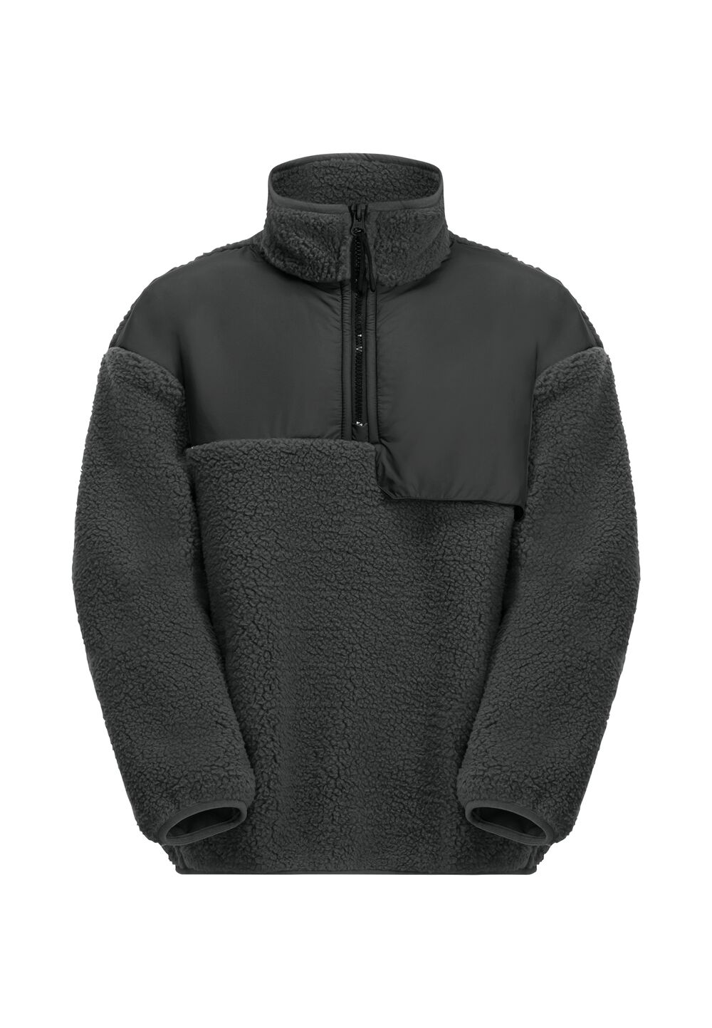 Jack Wolfskin Fleecepullover Teenager Teen Halfzip Fleece Youth 140 granite black granite black von Jack Wolfskin