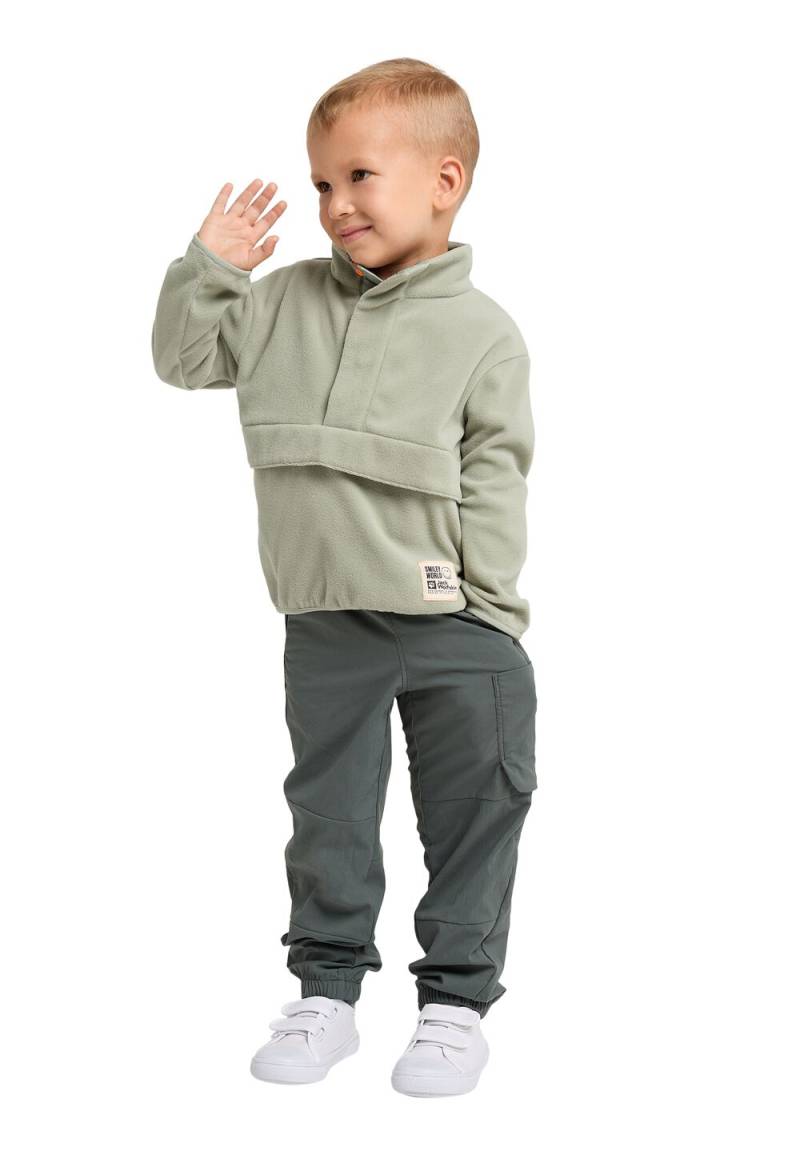 Jack Wolfskin Fleecepullover Kinder Smileyworld Midlayer Kids 140 mint leaf mint leaf von Jack Wolfskin