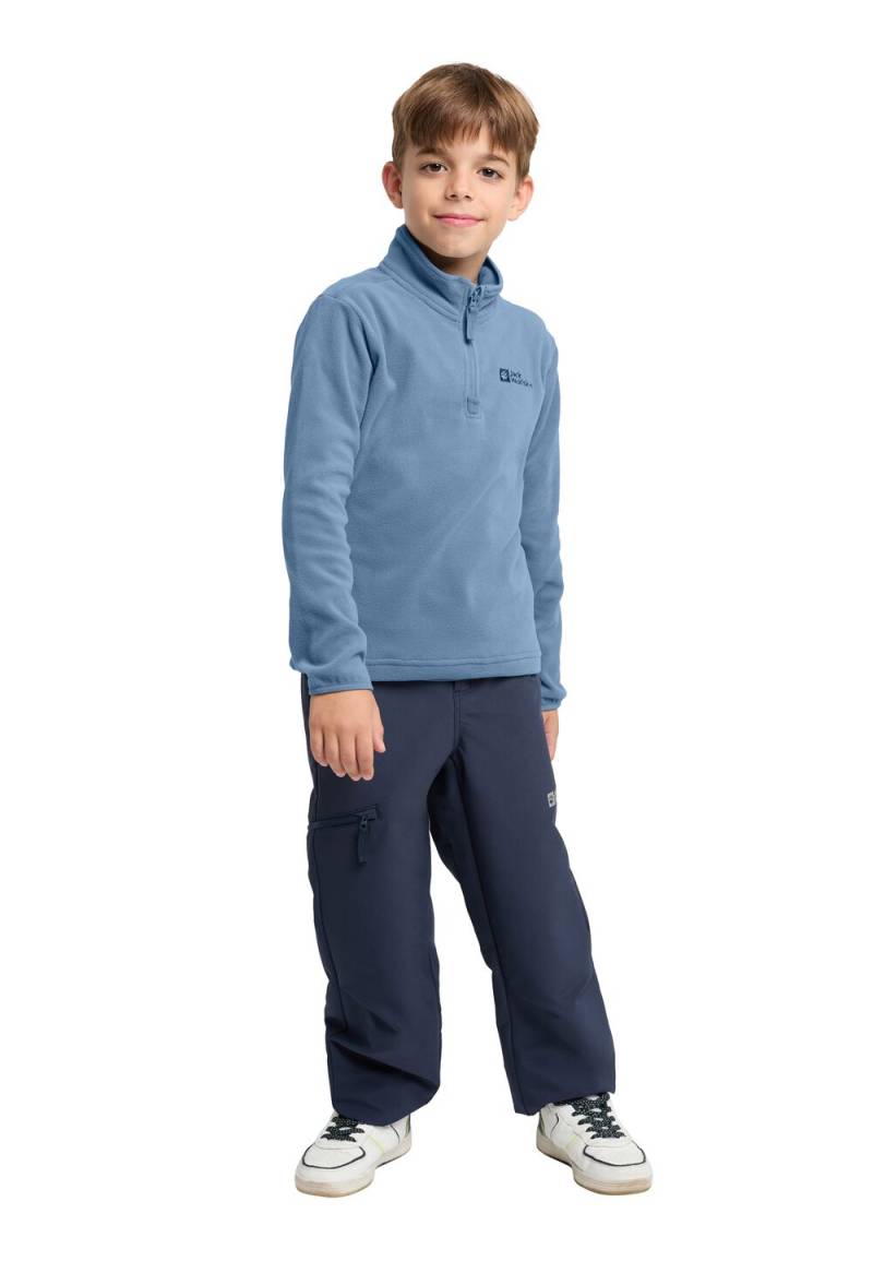 Jack Wolfskin Fleecepullover Kinder Taunus Halfzip Kids 104 elemental blue Elemental Blue von Jack Wolfskin