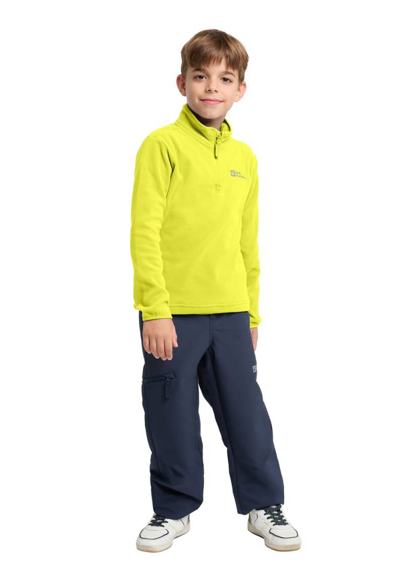 Jack Wolfskin Fleecepullover Kinder Taunus Halfzip Kids 104 firefly Firefly von Jack Wolfskin