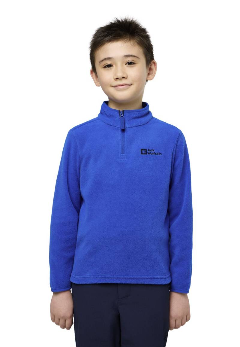 Jack Wolfskin Fleecepullover Kinder Taunus Halfzip Kids 164 crisp cobalt crisp cobalt von Jack Wolfskin