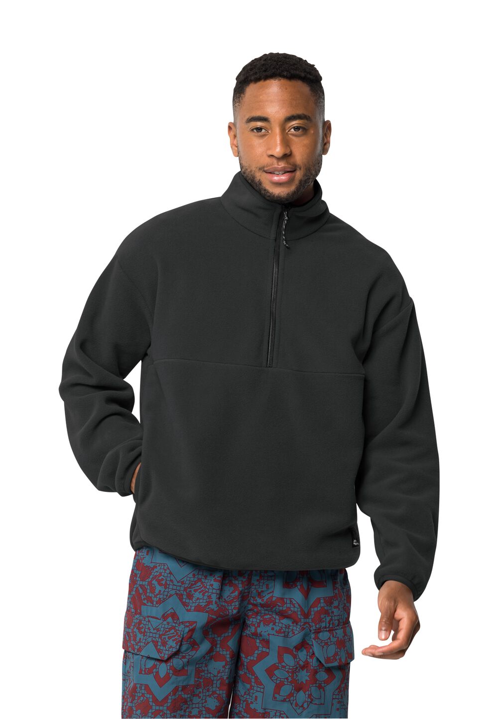 Jack Wolfskin Fleecepullover Unisex Bockenheim Fleece L granite black granite black von Jack Wolfskin