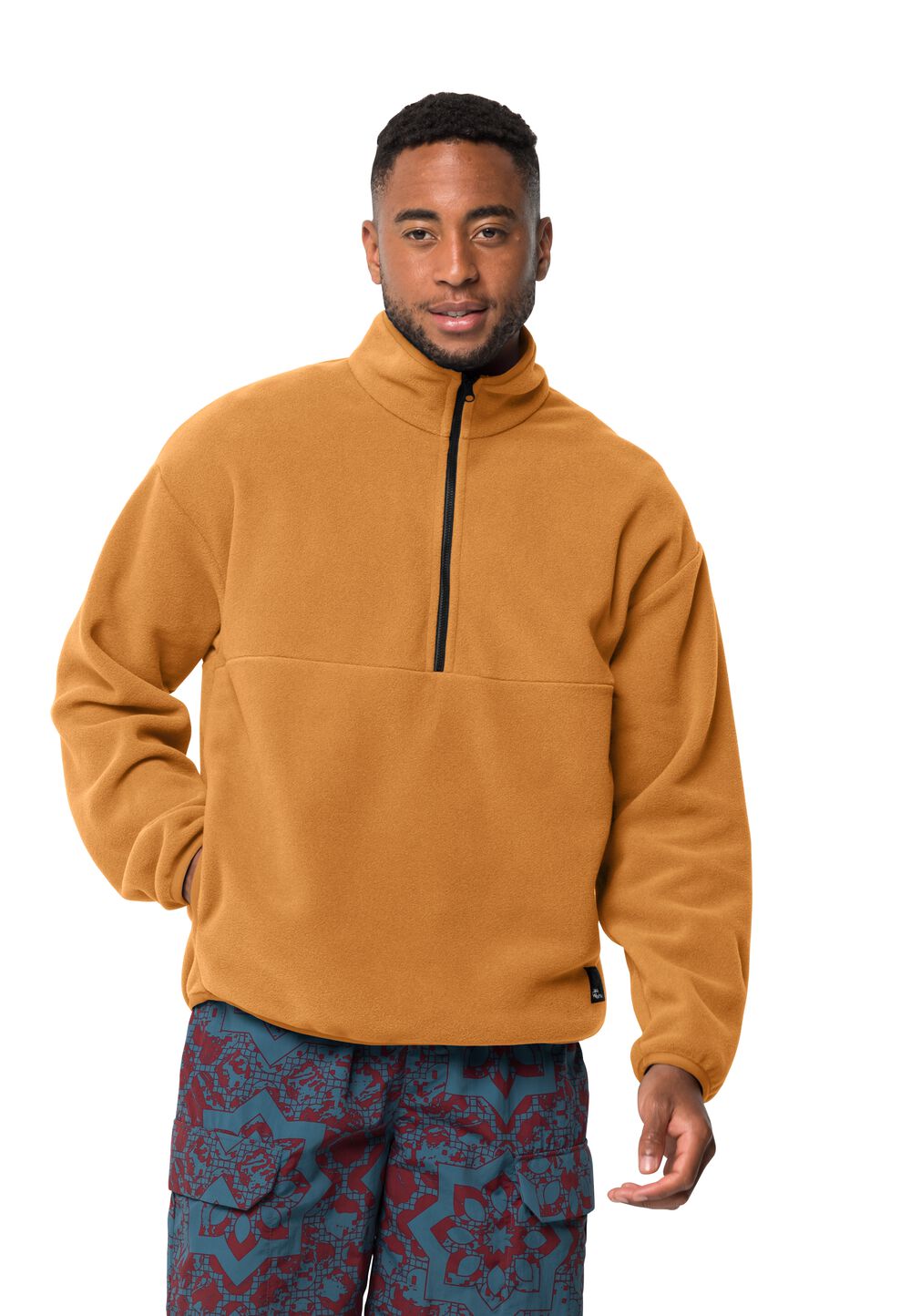 Jack Wolfskin Fleecepullover Unisex Bockenheim Fleece M maroccan gold maroccan gold von Jack Wolfskin