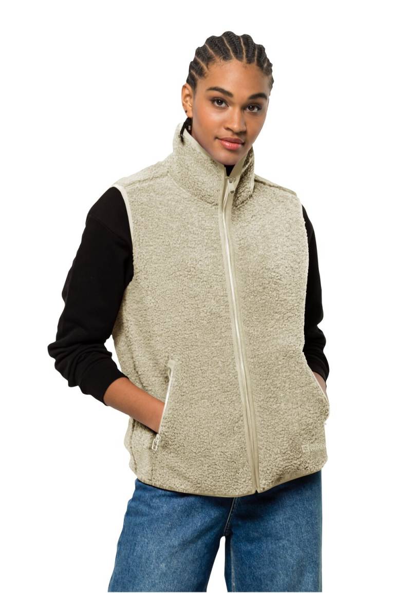 Jack Wolfskin Fleeceweste Damen High Curl Vest Women 2XL panna cotta panna cotta von Jack Wolfskin