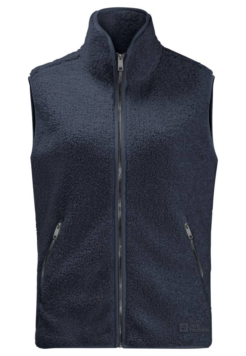 Jack Wolfskin Fleeceweste Damen High Curl Vest Women L blau night blue von Jack Wolfskin