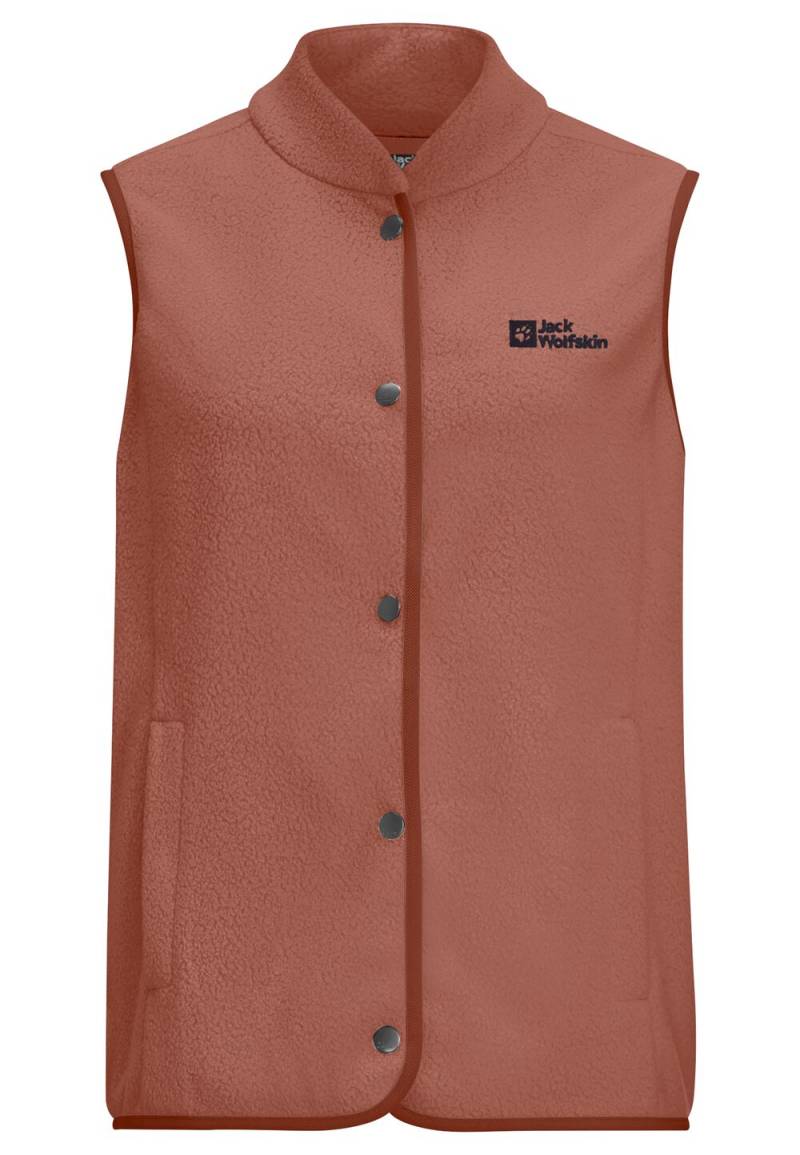 Jack Wolfskin Fleeceweste Damen Light Curl Vest Women L warm amber warm amber von Jack Wolfskin