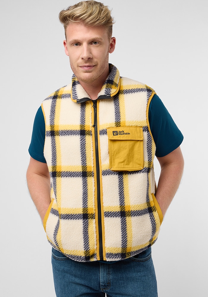 Jack Wolfskin Fleeceweste »FELSLICHT CHECK VEST M« von Jack Wolfskin