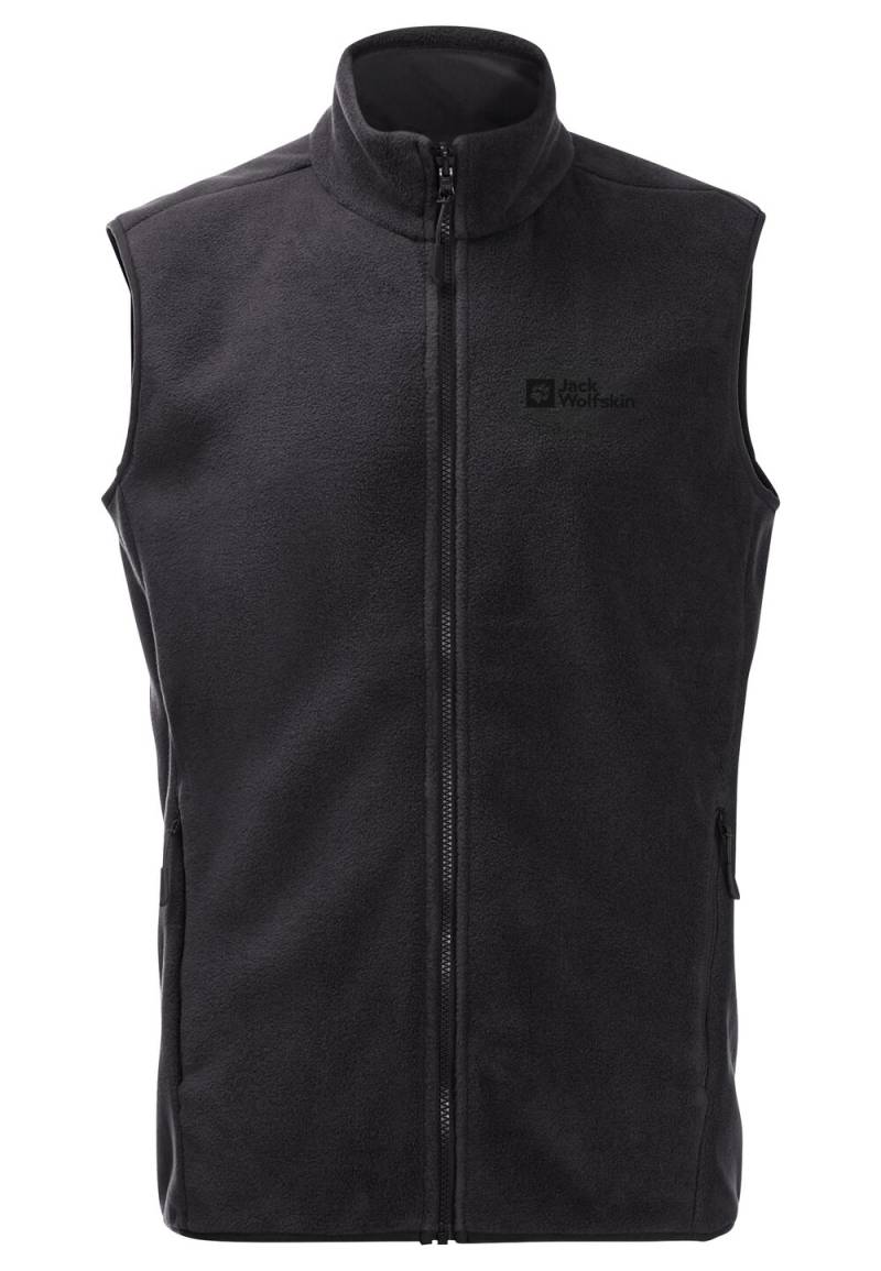 Jack Wolfskin Fleeceweste Herren Waldsteig FZ Vest Men M black black von Jack Wolfskin