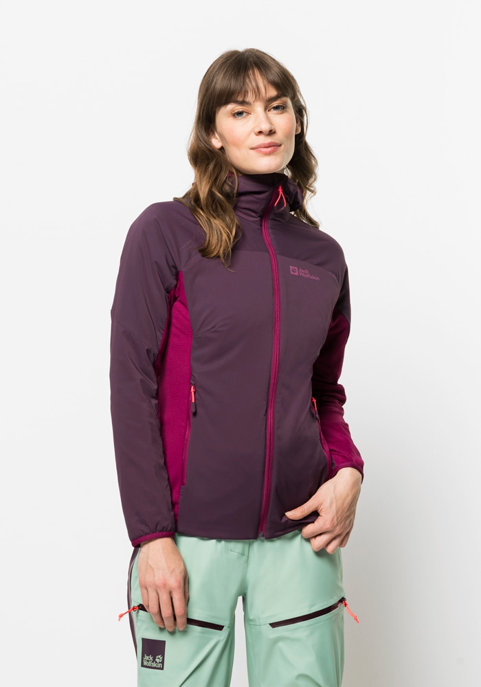 Jack Wolfskin Funktionsjacke »ALPSPITZE INS HOODY W«, mit Kapuze von Jack Wolfskin