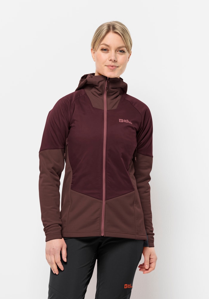 Jack Wolfskin Funktionsjacke »ALPSPITZE INS HYBRID W«, mit Kapuze von Jack Wolfskin