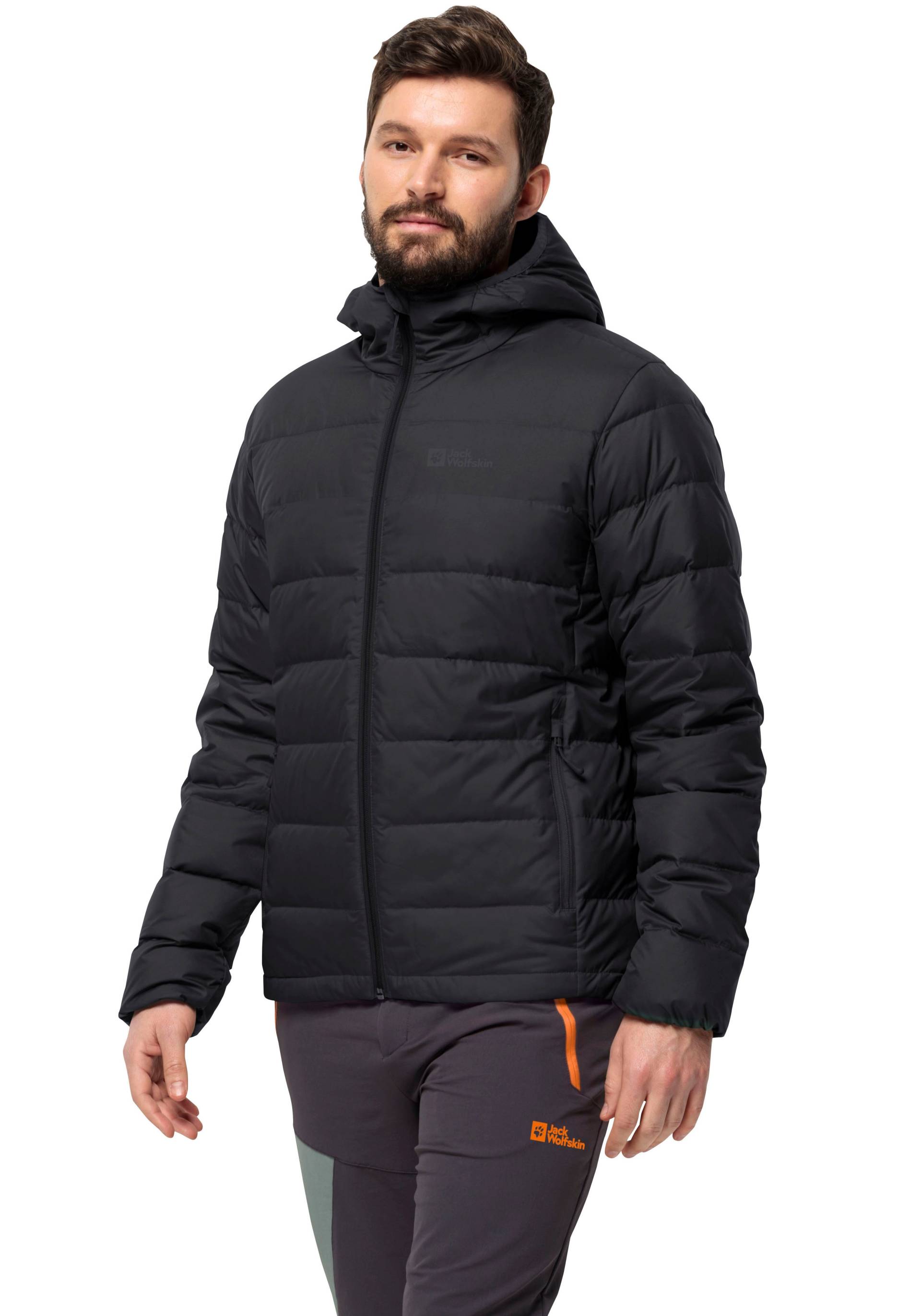 Jack Wolfskin Funktionsjacke »ATHER DOWN HOODY M«, mit Kapuze, mit 700er-Daunenfüllung für Alltagsabenteuer in kalten Gefilden von Jack Wolfskin