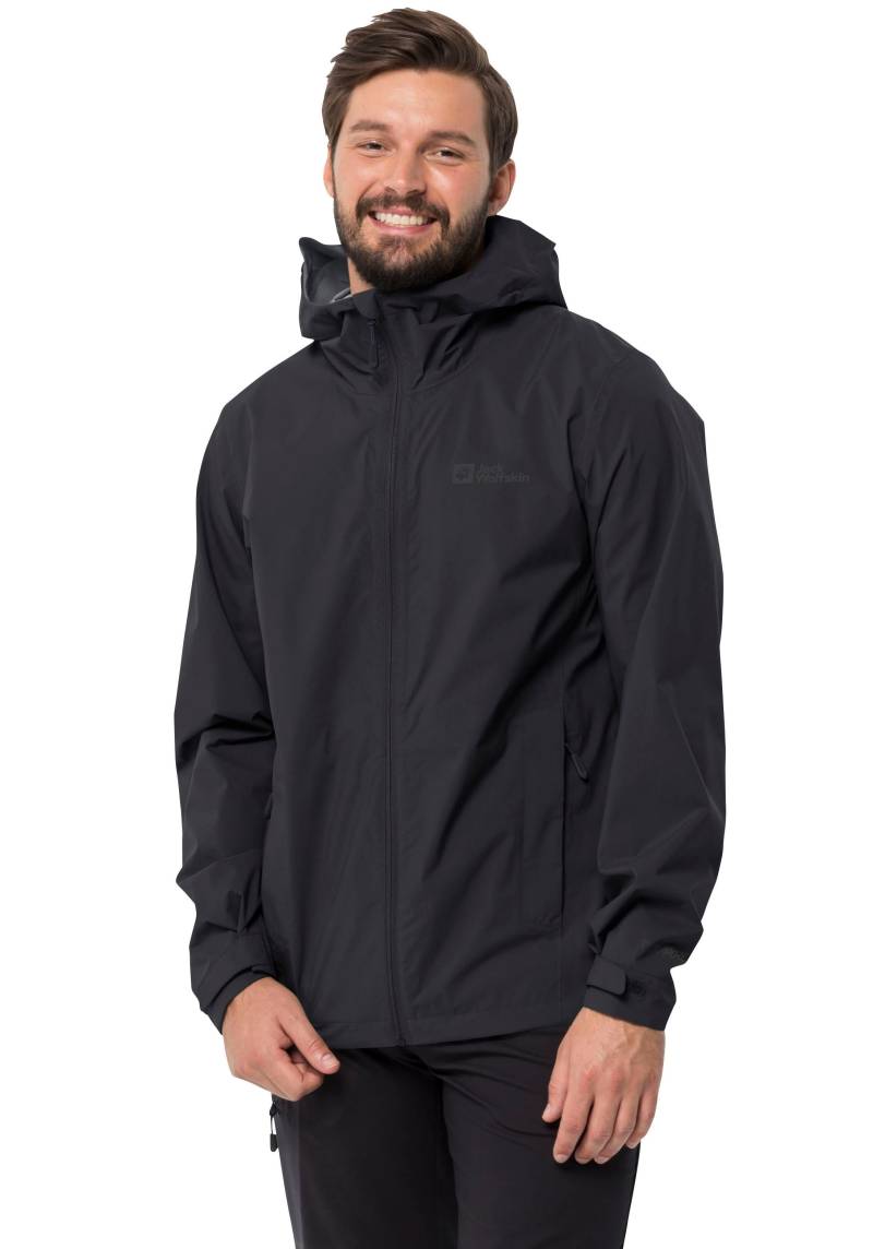 Jack Wolfskin Funktionsjacke »ELSBERG 2.5L JKT M«, mit Kapuze, wasserdicht, winddicht, atmungsaktiv von Jack Wolfskin